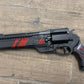 15.5 inch Foam Hand Cannon Prop Cosplay Costume Foam Pistol Game Anime Xmas Collection (Red)