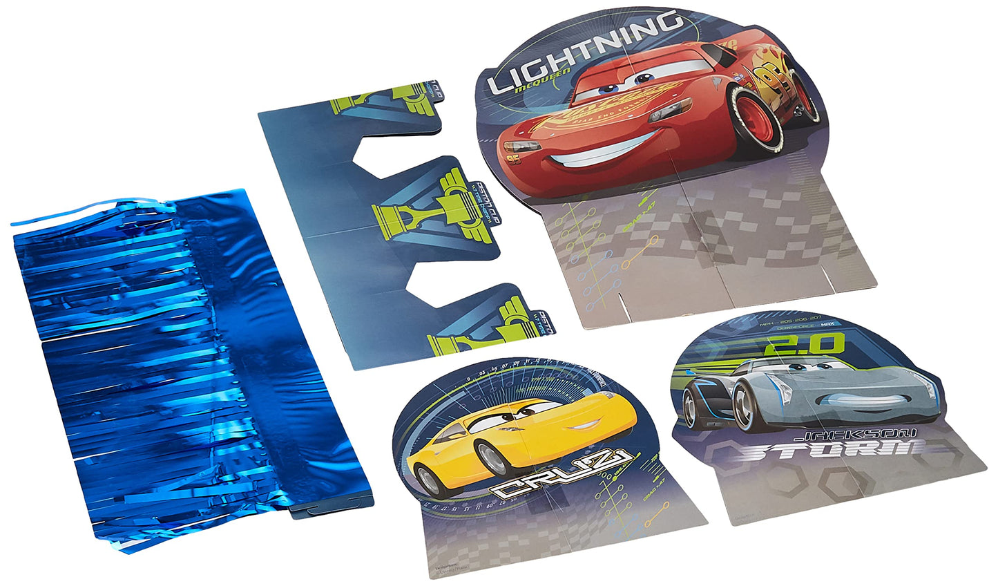 amscan Disney Cars 3 Table Centerpieces & Confetti, 1 Set