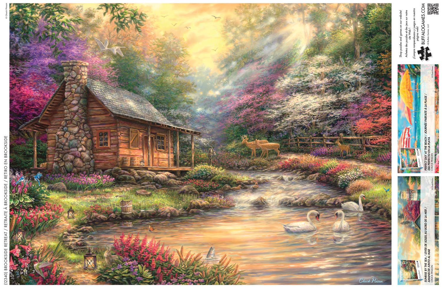 Buffalo Games - Brookside Retreat - 1000 Piece Jigsaw Puzzle for Adults