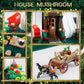 2233PCS Mushroom House Building Blocks Sets not Compatible with lego Size