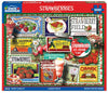 White Mountain 1000 Piece Jigsaw Puzzle Vintage Strawberry, Strawberries