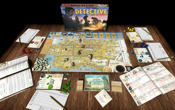 Van Ryder Games - Detective City of Angels Board Game - Perfect for Game Night - 1-5 Players, 30-150 Minutes of Gameplay - Ages 14+ (English Version)