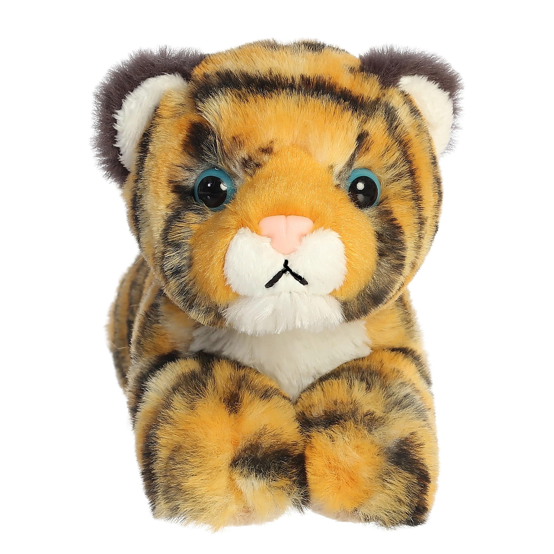 Aurora® Adorable Mini Flopsie™ Tiger Cub Stuffed Animal - Mini Companions Ready for Playful Adventures - for Kids All Ages, Toddlers, Adults,