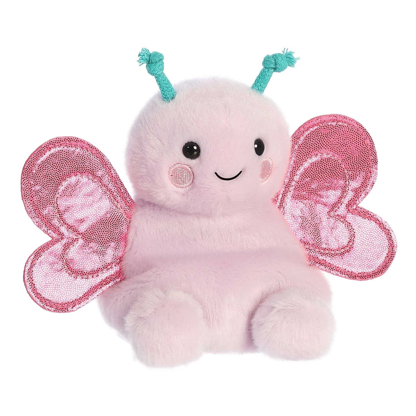 Aurora® Adorable Palm Pals™ Petunia Butterfly™ Stuffed Animal - Fun Collectible Plush for Kids and Adult Collectors - Perfect for Decorating Rooms