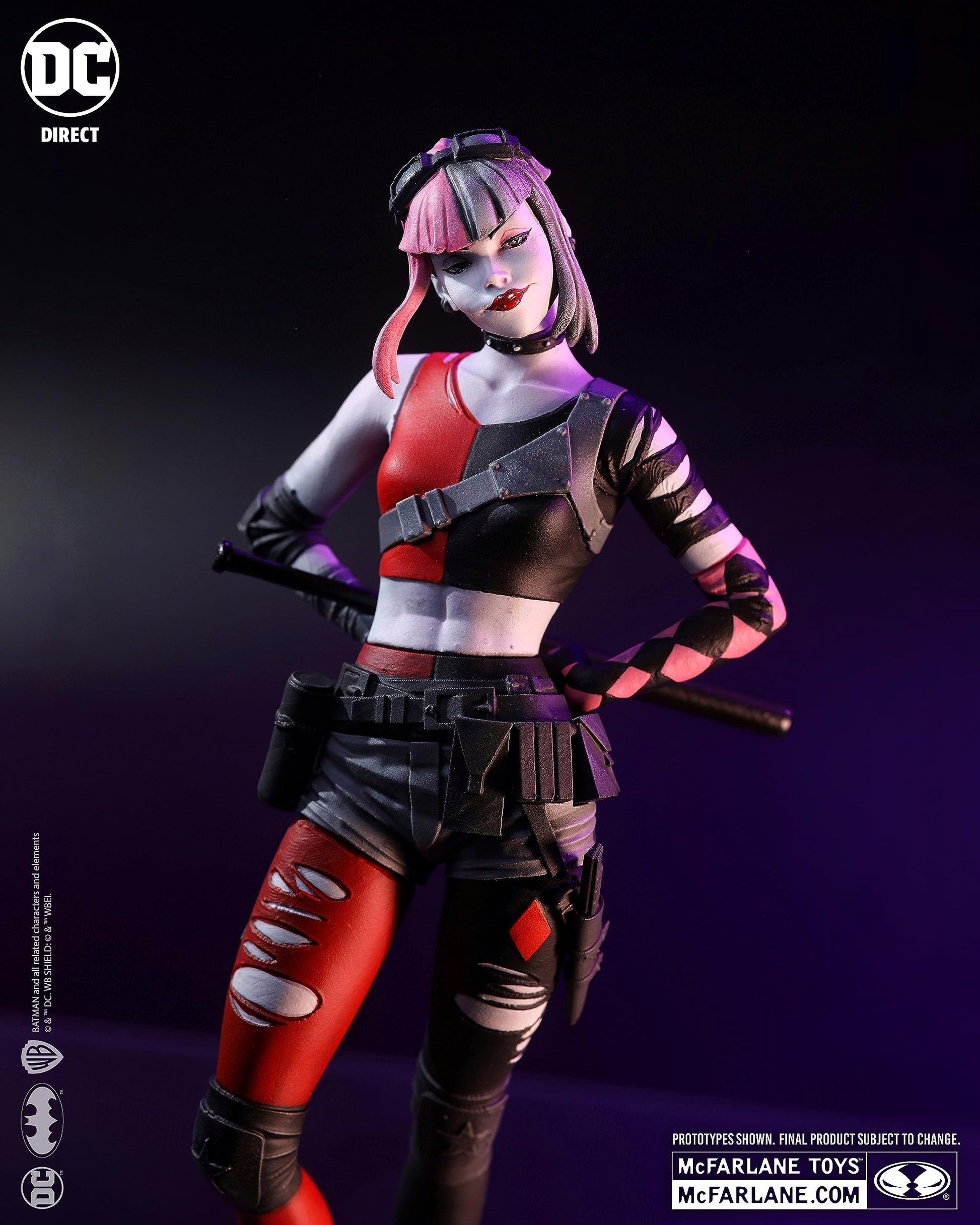 McFarlane Toys - DC Direct Harley Quinn by Simone Di Meo (Harley Quinn: Red White & Black) Resin Statue