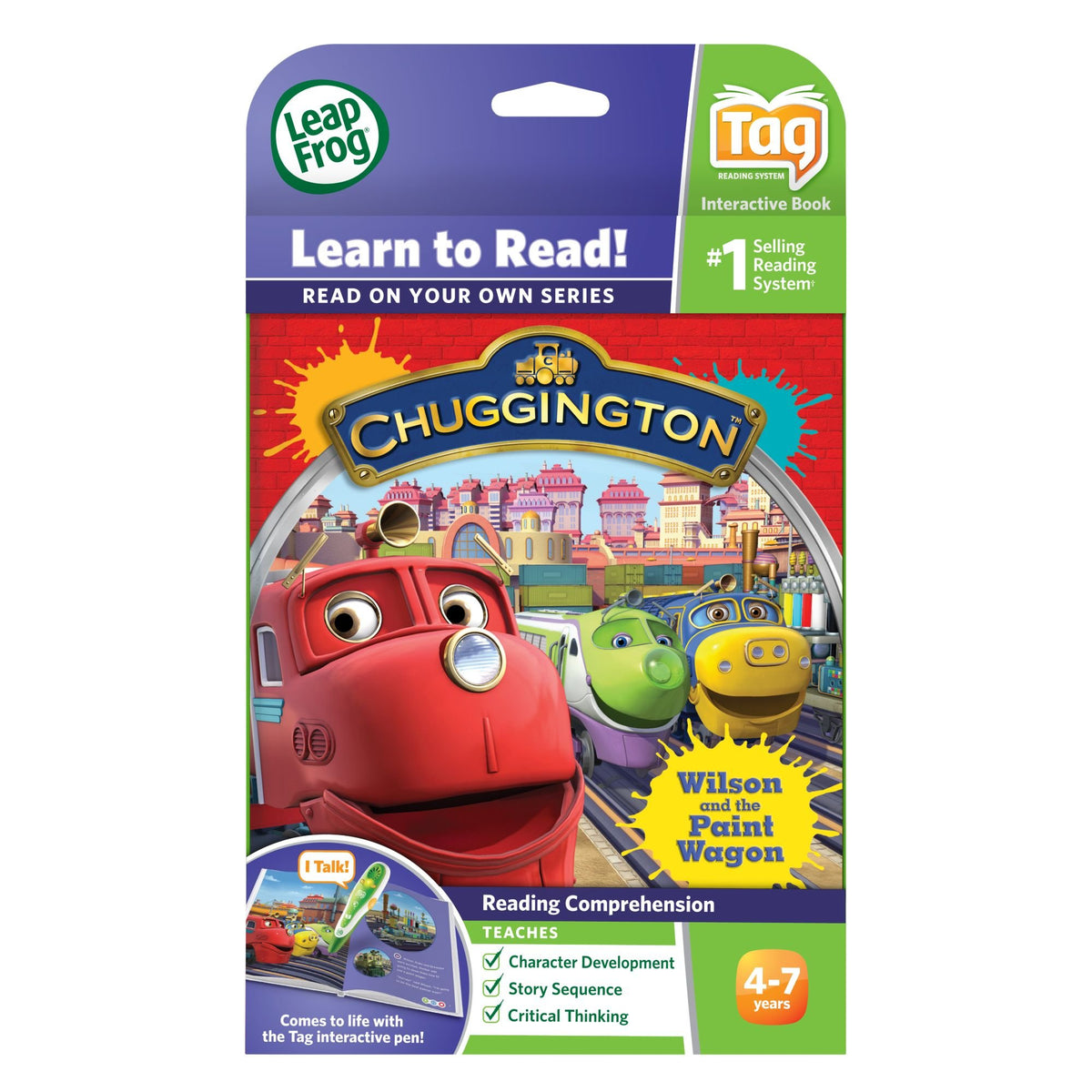 LeapFrog Tag Book: Chuggington: Wilson and The Paint Wagon