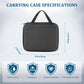 JinLunar Carrying Case for Gameboy Advance GBA, Hard EVA Shockproof Travel Storage Bag for Console & 8 Game Cartridges, Portable Pocket with Top Mesh