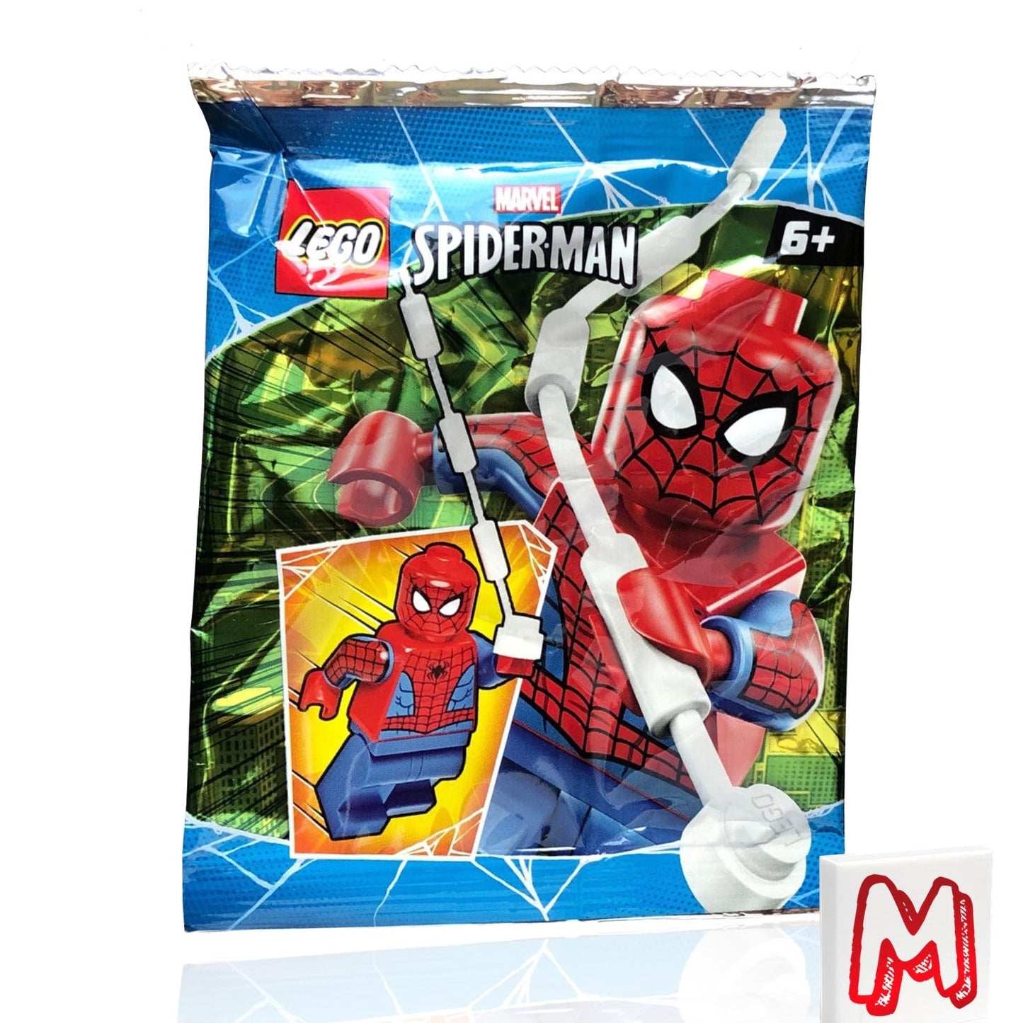 LEGO Marvel Super Heroes LOOSE Minifigure Spider-Man with Webs