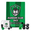 Random Club Dice On-Course Golf Dice Game - Fun Golf Dice Games Challenge for Golfers and Friends - Portable Dice Games On-Course Play - Includes 4