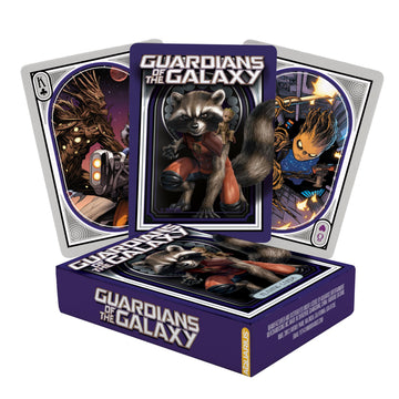 AQUARIUS Guardians of the Galaxy Rocket & Groot Nouveau Playing Cards - Comic Themed Deck of Cards for Your Favorite Card Games - Officially Licensed
