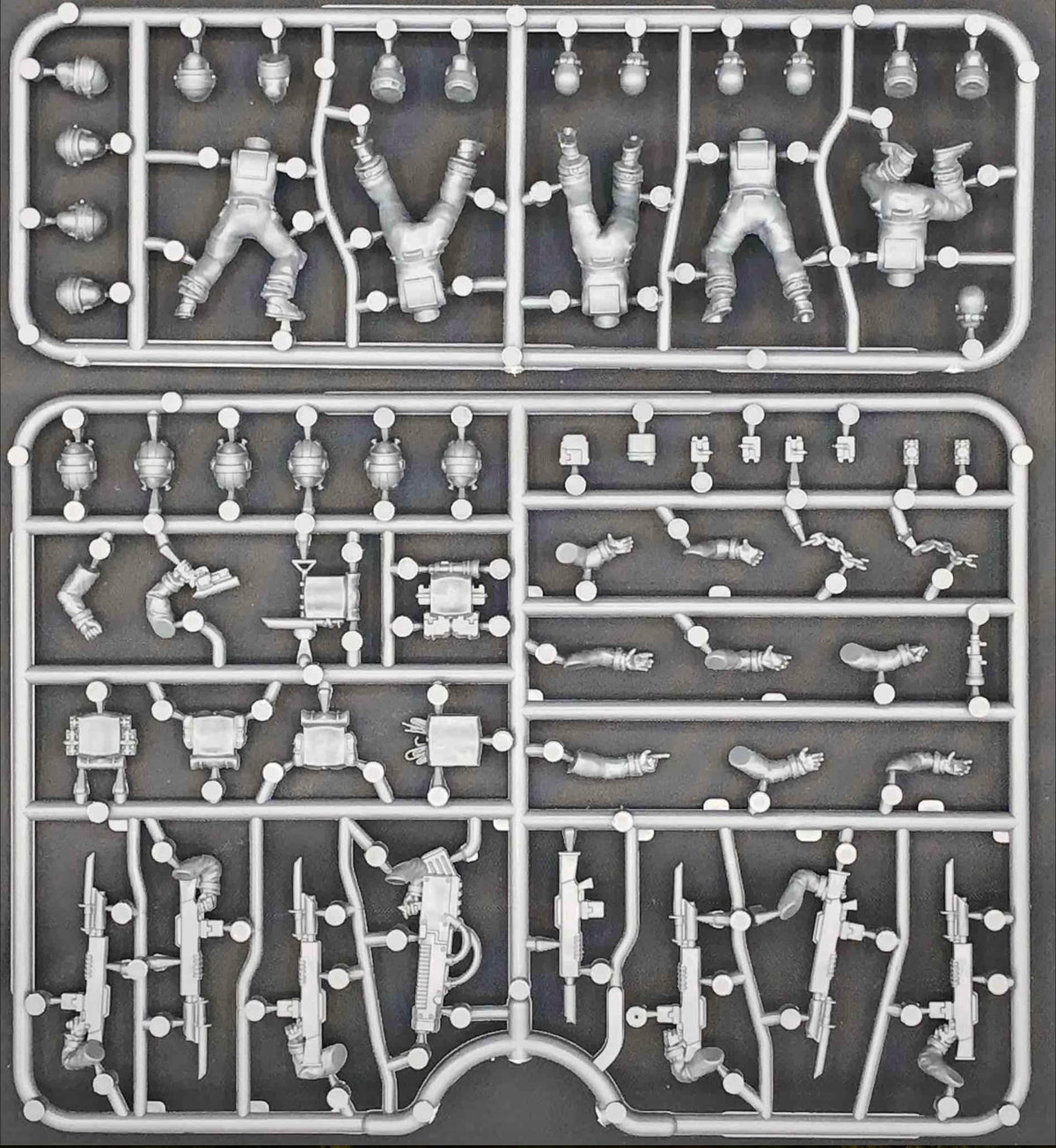 Wargames Atlantic Death Fields - Cannon Fodder (30 Figures) Multi-Part Hard Plastic (HIGH Impact POLYSTYRENE) 28MM Figures…
