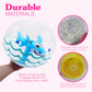 4E's Novelty 3D Beach Balls - 4 Pack 13" Inflatable Pool Toys, Flamingo, Mermaid, Shark, Sea Horse Unique Pool Ball, Ocean Under the Sea Party