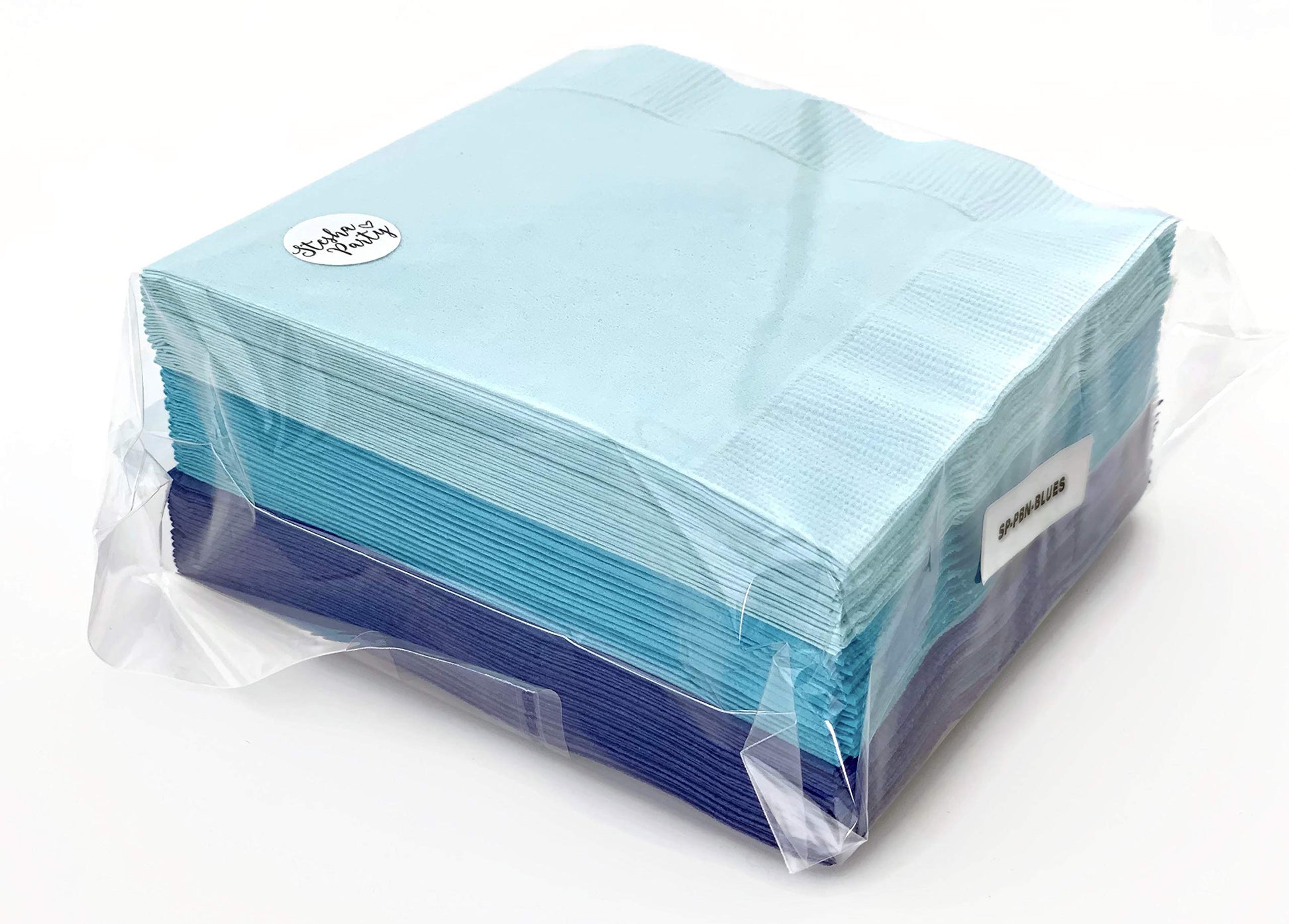Blue Paper Napkins, Beverage, Drinks, Boy Birthday, Baby Shower, Cocktail, Bridal Shower, Party Supplies, Disposable Tableware, 50 Ct
