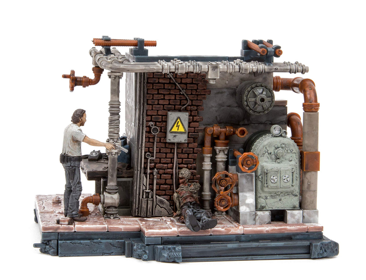 McFarlane Toys The Walking Dead TV Boiler Room 176 Piece Building Set