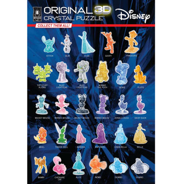 Disney Ursula Crystal 3D Puzzle, 44-Piece Brain Teaser, Ages 12+