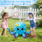 Sprinkler for Kids, Inflatable Octopus Water Toys with 6 Rings, Kids Sprinklers for Yard, Summer Outdoor Toys Backyard Water Spray Sprinkler Fun Toy