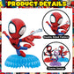 9Pcs Spidey Honeycomb Centerpieces, Cartoon Movie Theme Birthday Party Supplies, Double-Sided 3D Table Decorations & Favors for Kids