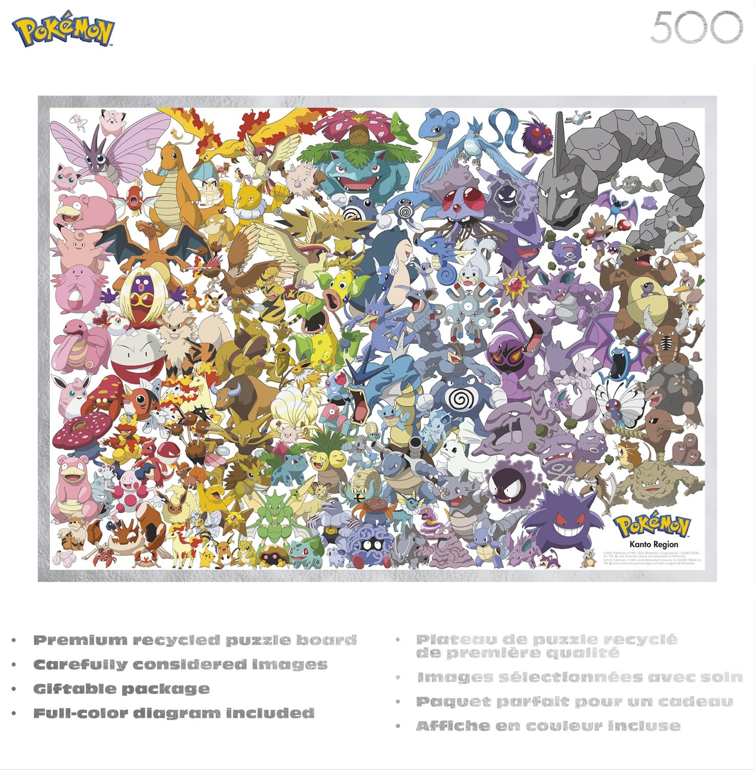 Buffalo Games - Pokémon Kanto 151-500 Piece Jigsaw Puzzle for Adults