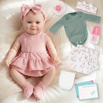 Reborn Baby Dolls with Two Clothing Sets - 20 Inch Realistic Baby Doll boy, Cute Vinyl Body Real Life Baby dolls, Newborn Lifelike Baby Doll with