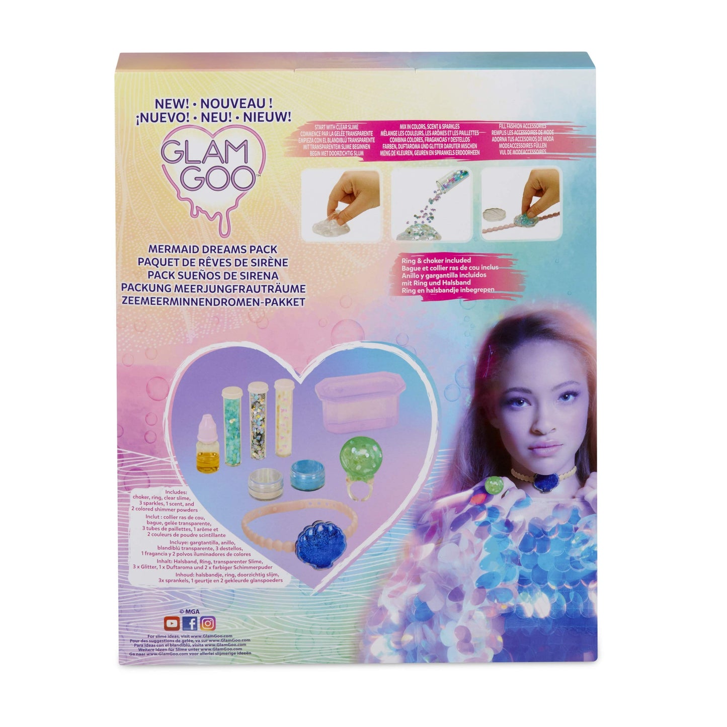Glam Goo Mermaid Dreams Pack with Slime & Accessories