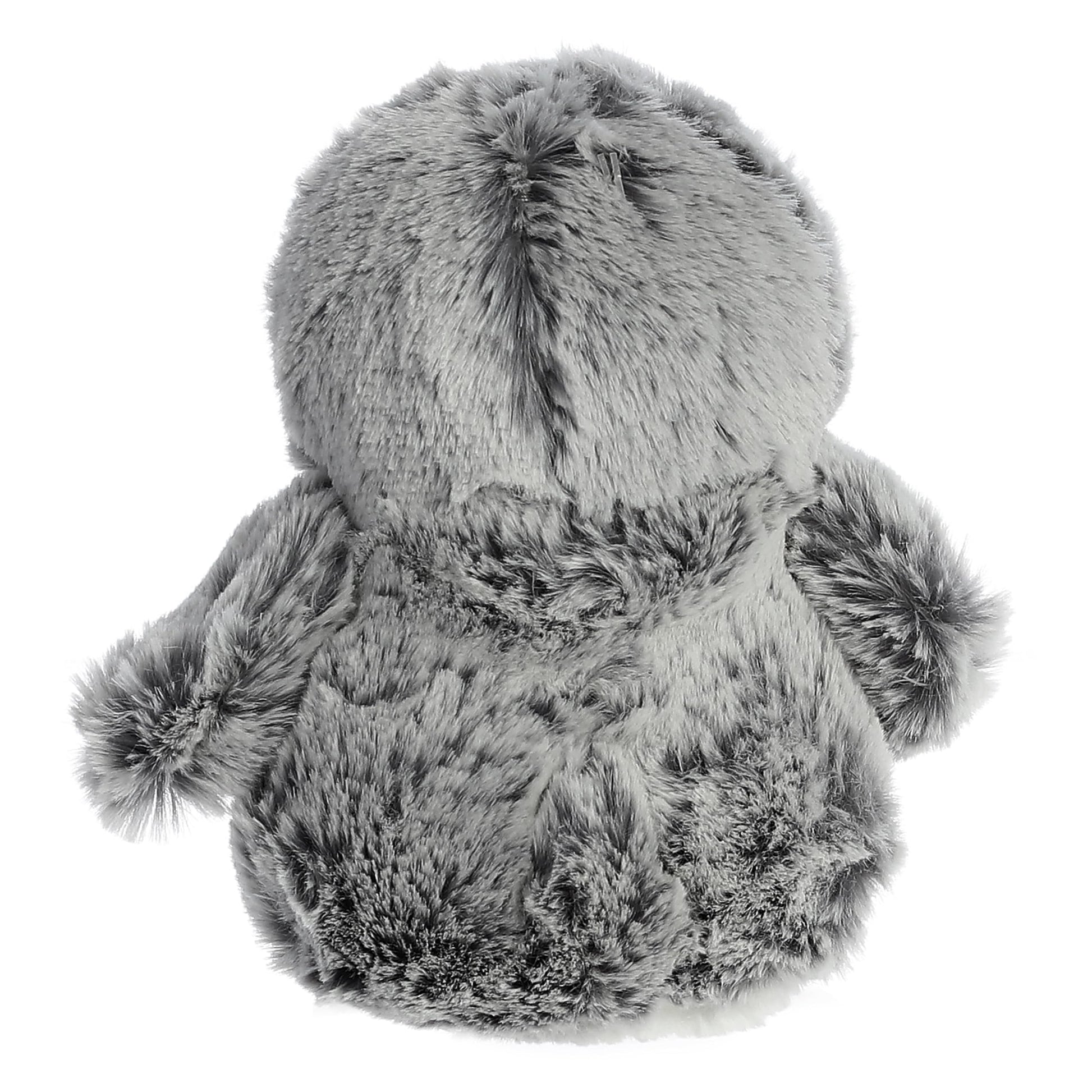 Aurora® Playful Pompom Penguin™ Mini Stuffed Animal - Vibrant Companions for Warm Cuddles - Perfect for Adults, Kids, and Birthdays - Gray 6 Inches