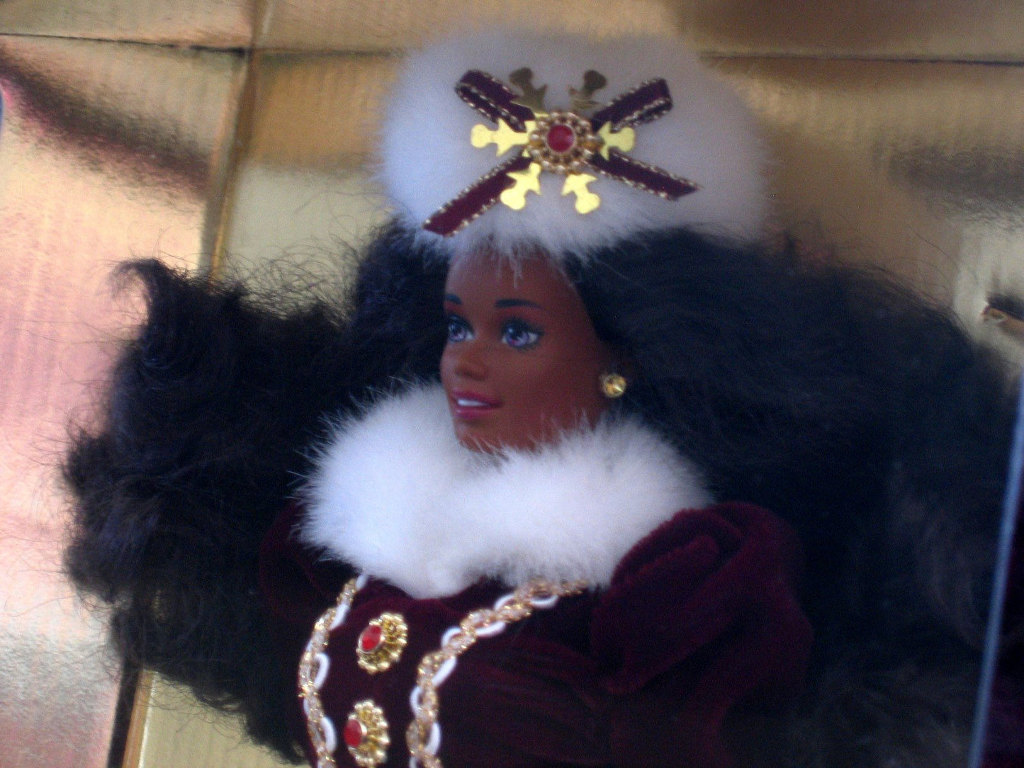 1996 African American Happy Holidays Barbie