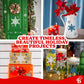 Snowflake Stickers Large Real Glitter for Christmas Envelopes and Crafts - Blue, White, Silver - Happy Holiday Cards