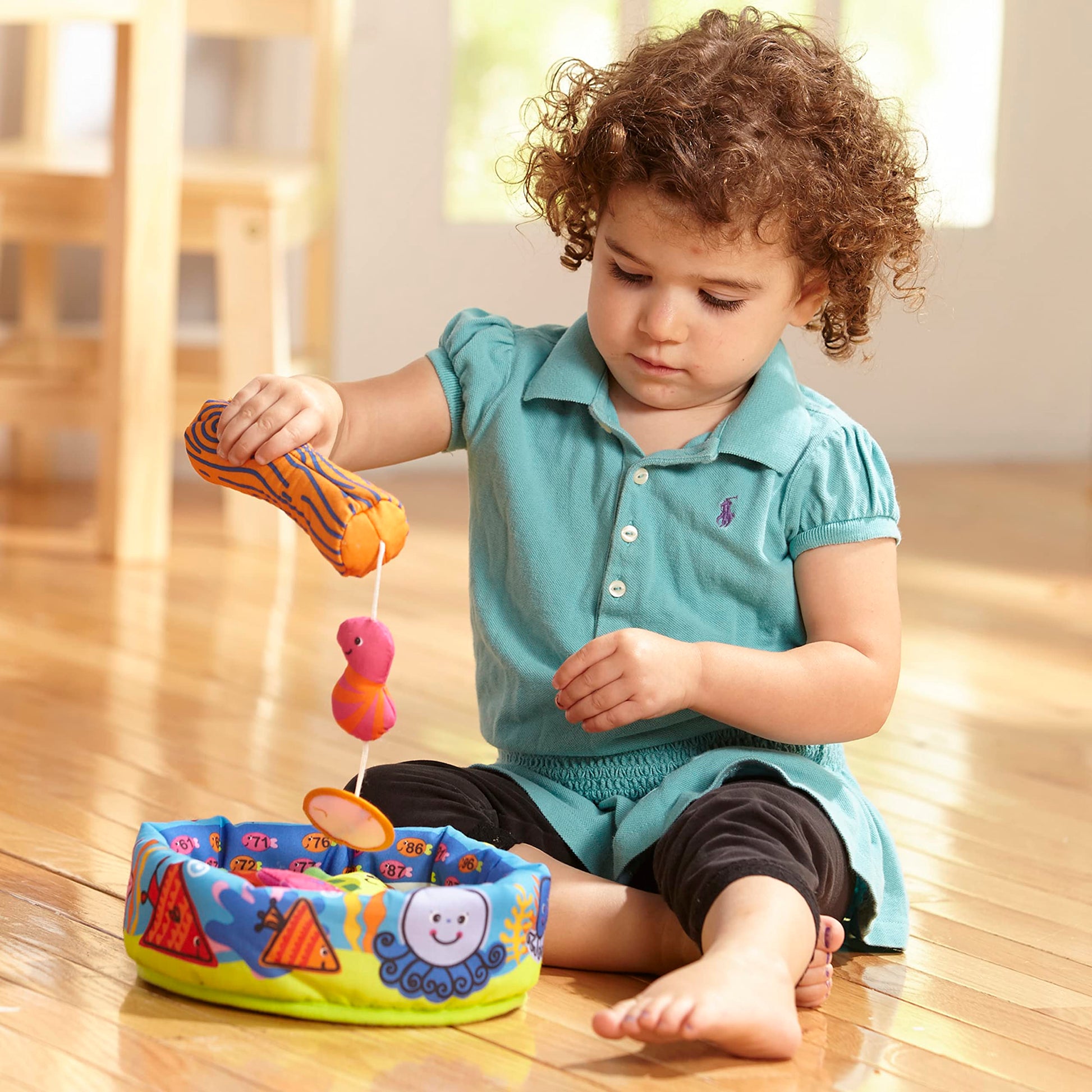 Melissa & Doug K's Kids Fish and Count Learning Game With 8 Numbered Fish to Catch and Release
