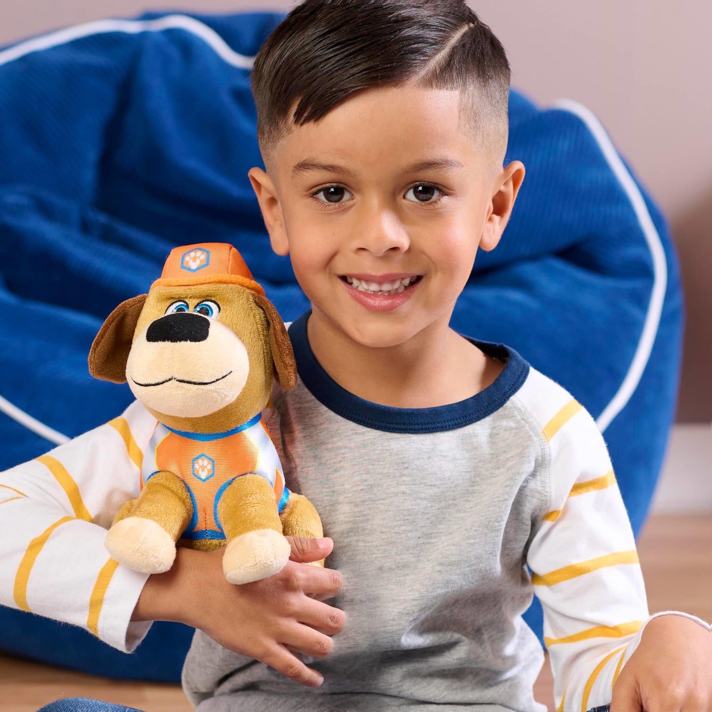 Just Play Disney Junior Pupstruction Tank Small 8-inch Plush, Stuffed Animal, Mastiff, Soft and Cuddly, Kids Toys for Ages 2 Up