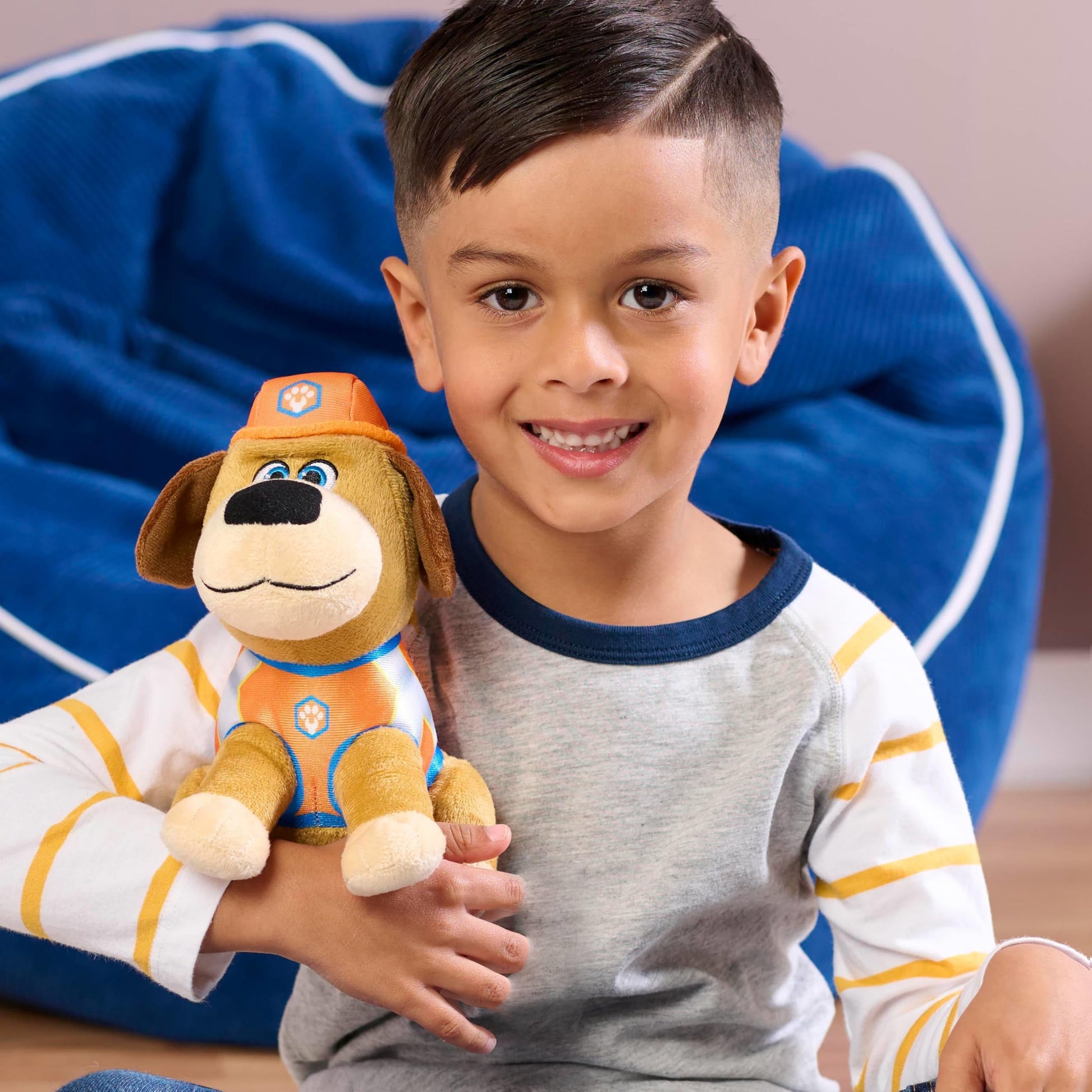 Just Play Disney Junior Pupstruction Tank Small 8-inch Plush, Stuffed Animal, Mastiff, Soft and Cuddly, Kids Toys for Ages 2 Up