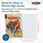 BCW Silver Comic Book Backing Boards 7" x 10.5" - 100 Pack | Certified Acid-Free | Comic Book Boards for Fabric Storage & Silver Age Comic