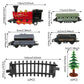 18PCS Train Cake Decorations and Toppers for Birthday Party Supplies - Railway Steam Theme Party Decorations With Track and Traffic