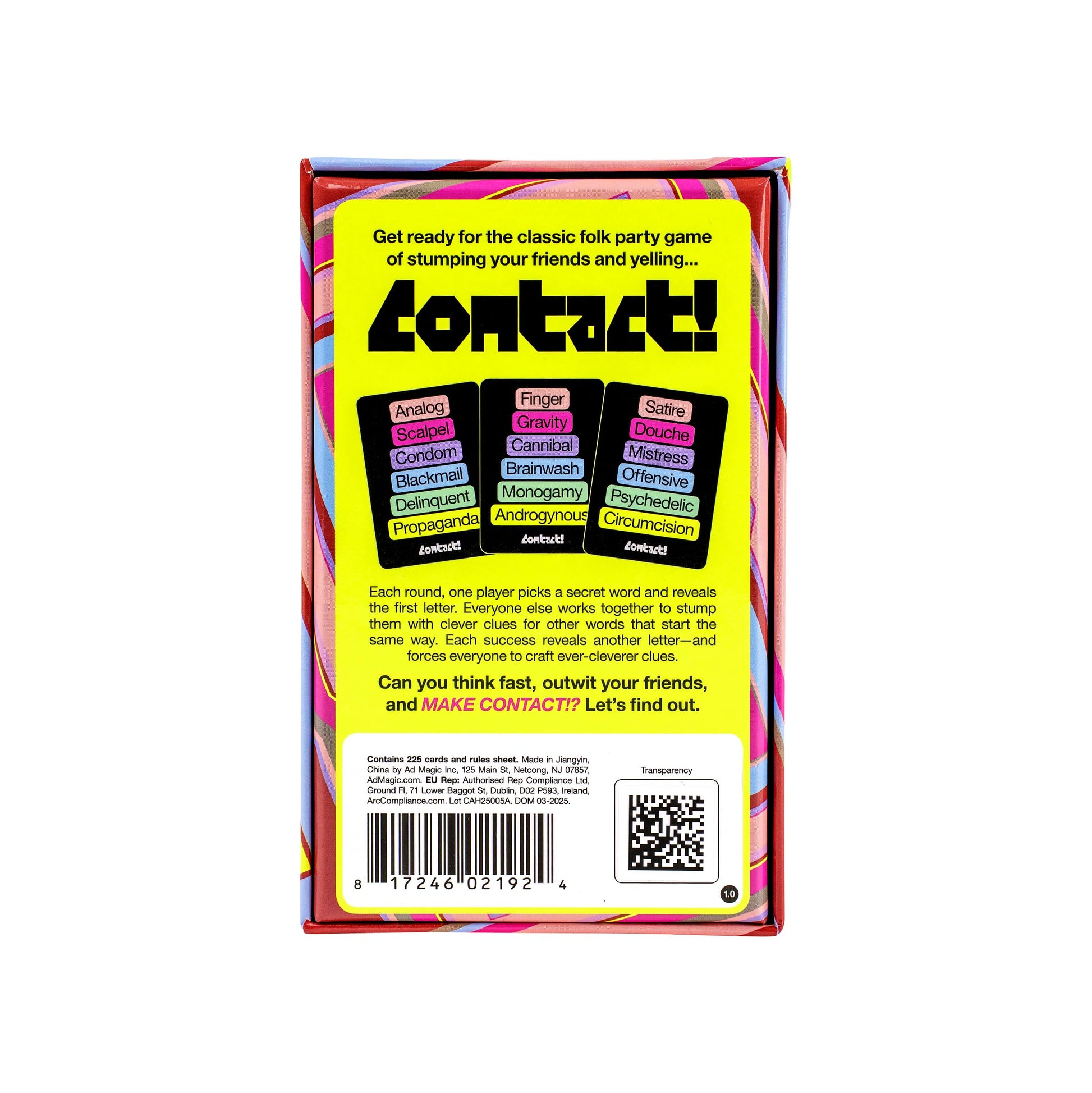 Cards Against Humanity Presents Contact! • The Classic Party Game of Stumping Your Friends and Screaming “Contact!”