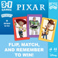 Bicycle Disney and Pixar 3-in-1 Card Games, Old Maid, Go Fish & Memory, Featuring Toy Story, Finding Nemo & Inside Out Characters, Kids Card Games