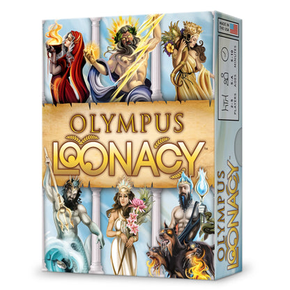 Looney Labs Olympus Fluxx - Greek Mythology Card Game with Ever-Changing Rules & Stunning Art