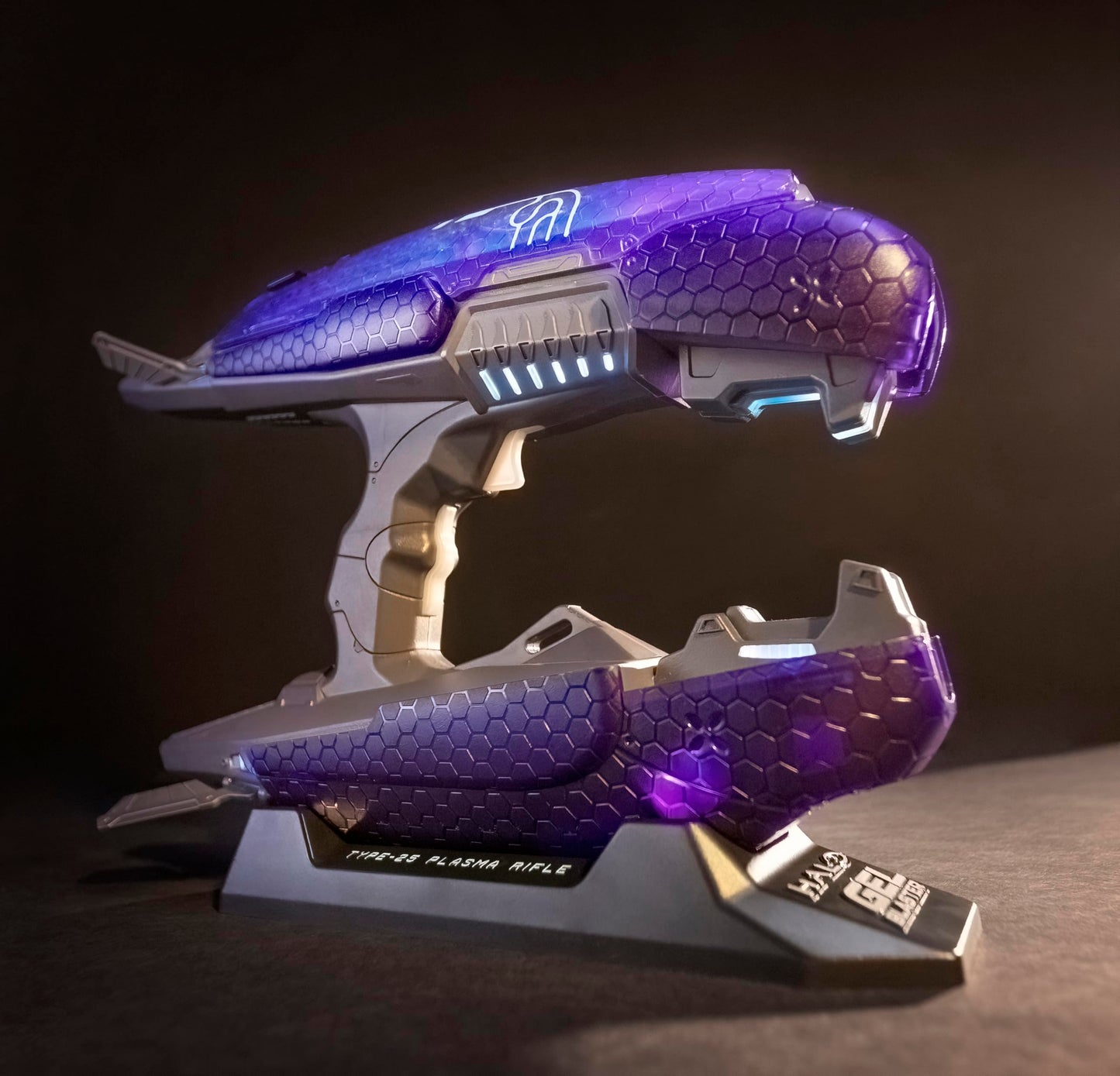 Gel Blaster Halo Plasma Blaster - Type-25 Glow-in-the-Dark Gel Ball Blaster, Includes Tracer Function - Officially Licensed Replica - 14+