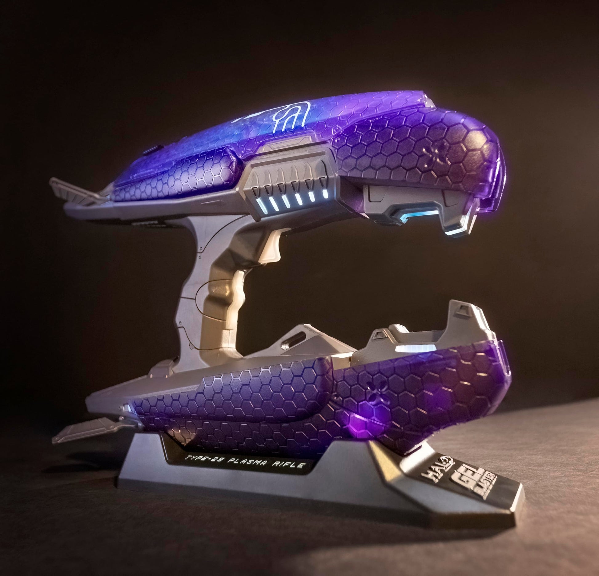 Gel Blaster Halo Plasma Blaster - Type-25 Glow-in-the-Dark Gel Ball Blaster, Includes Tracer Function - Officially Licensed Replica - 14+