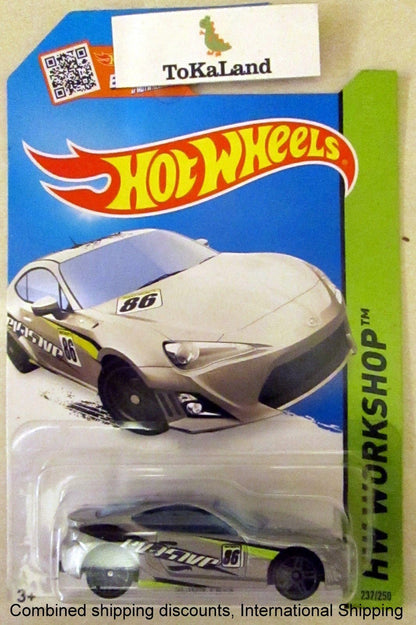 Hot Wheels 2015 237/250 Workshop Drift Race Silver Scion FR-S ^G#fbhre-h4 8rdsf-tg1325255