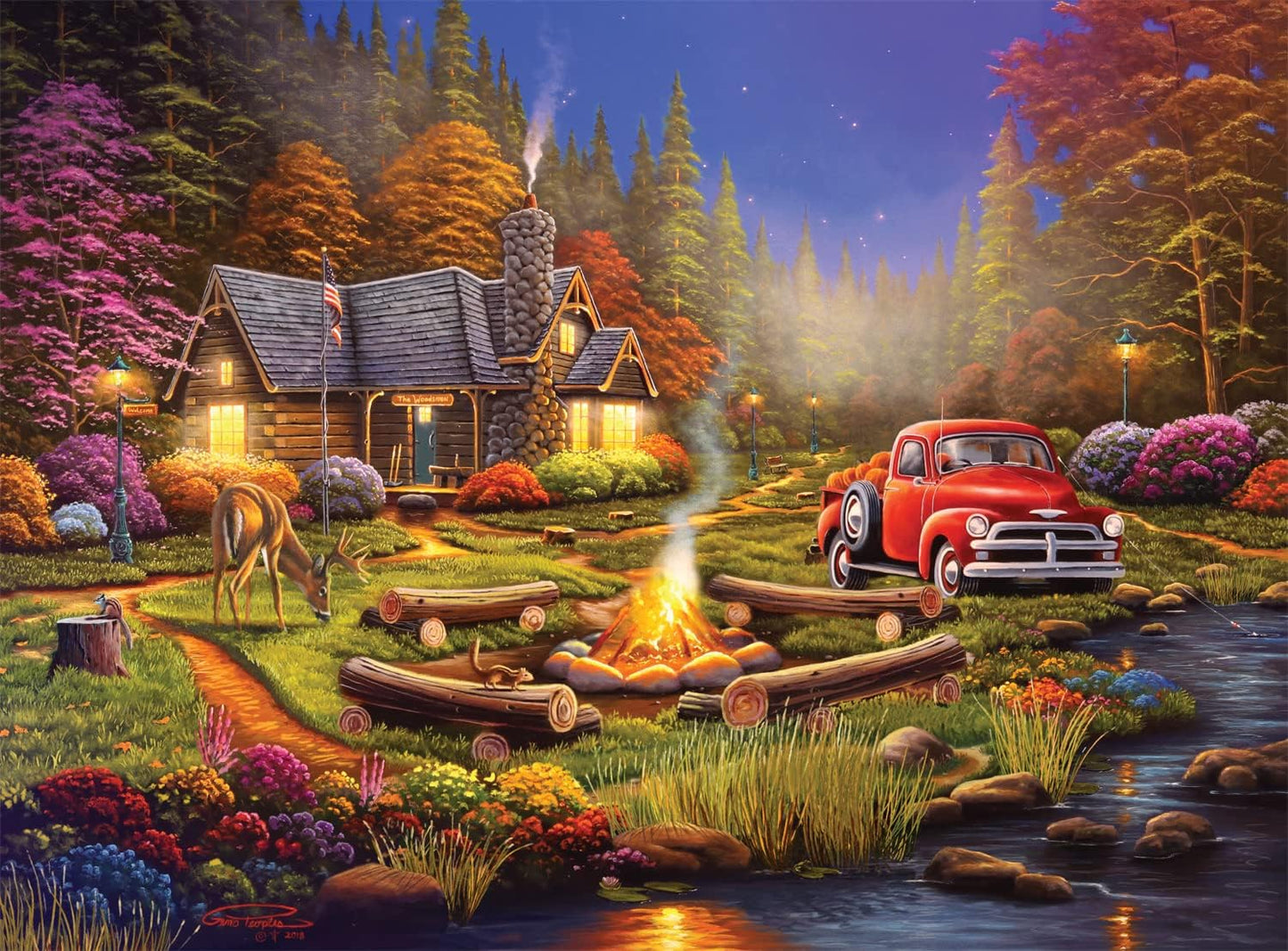 Ceaco - The Woodsmen - 1000 Piece Jigsaw Puzzle for Adults