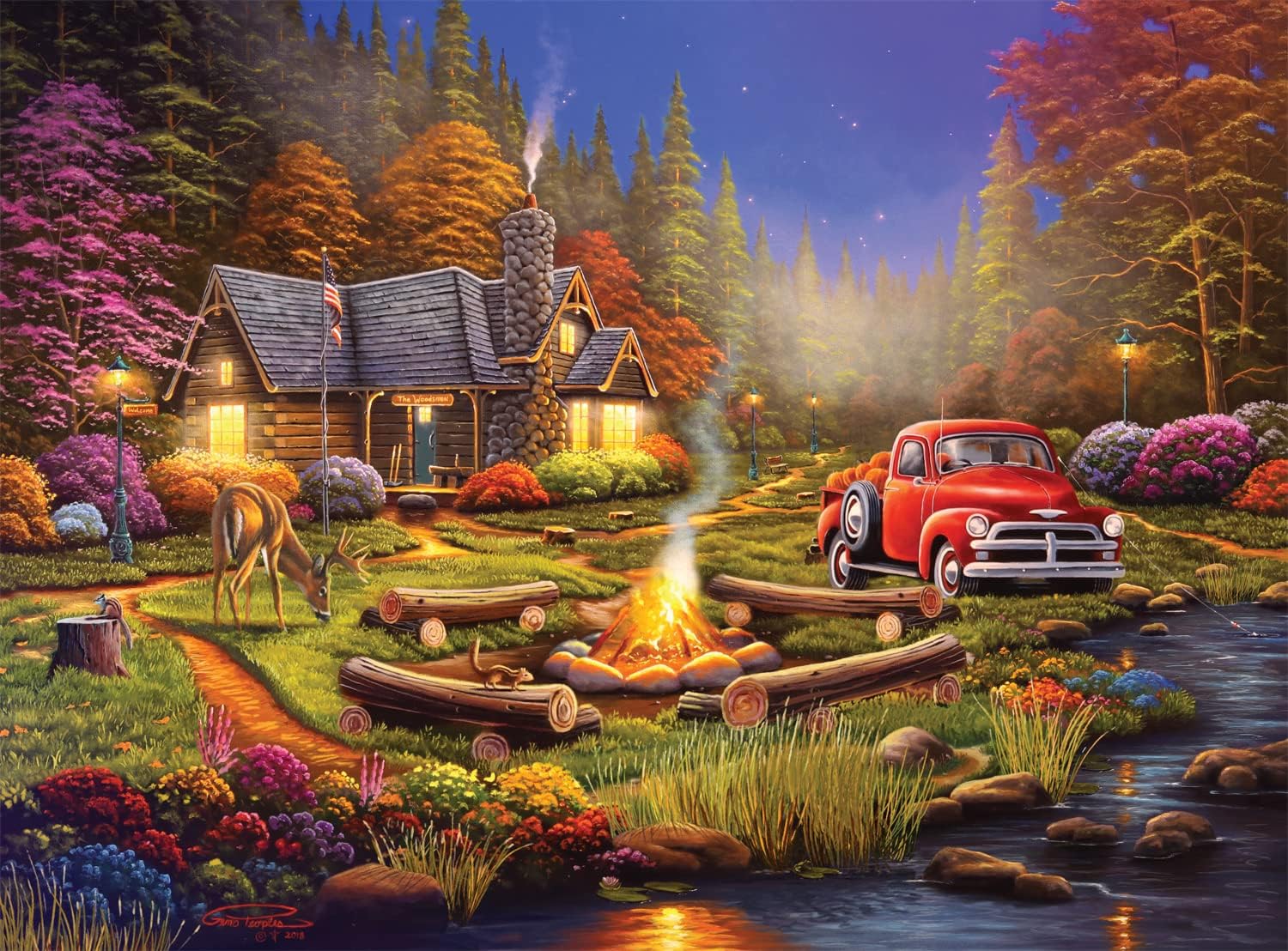 Ceaco - The Woodsmen - 1000 Piece Jigsaw Puzzle for Adults