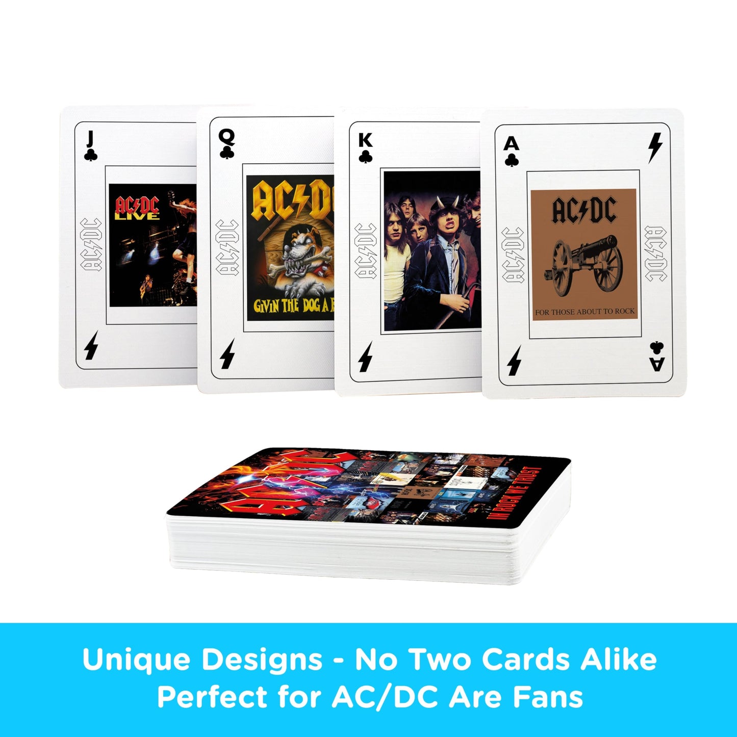 AC/DC-In Rock We Trust Playing Cards