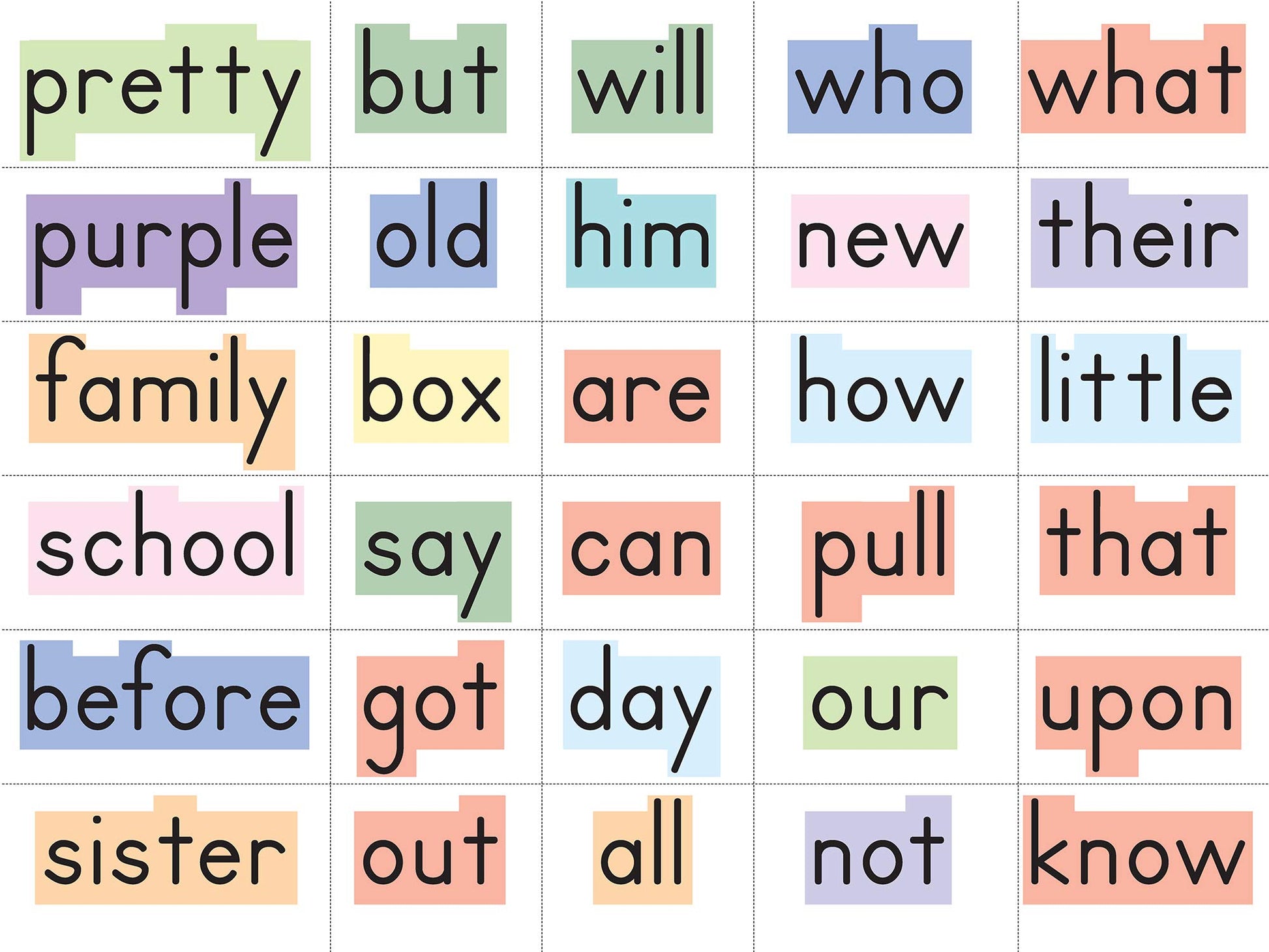 Sight Words in a Flash™ Word Walls, Grades K-1
