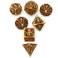 Dungeons and Dragons Dice DND Dice Set D and D dice Set D20 MTG Metal Dice Set Hollow Polyhedral Dice Role Playing Dice with Octopus Motifs