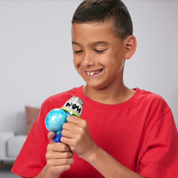 Heroes of Goo Jit Zu Hero Creator Bundle with 2 Action Figures and 6 Unique goo fillings, Mix, Fill & Create Your own Stretchy Blazagon and Thrash