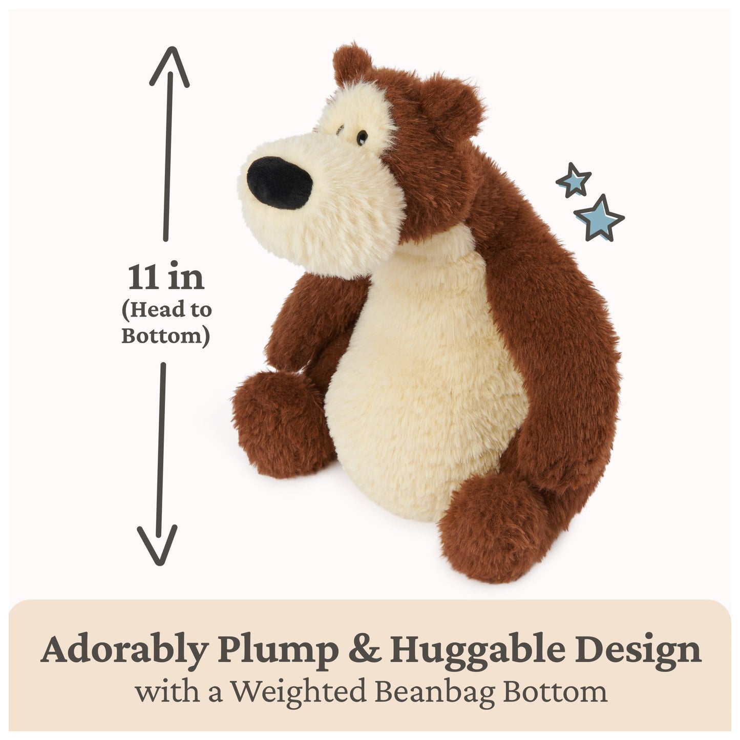 GUND Goober 11-Inch Classic Brown Teddy Bear Plush Toy for Ages 0+