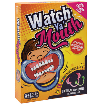 Watch Ya' Mouth Family Edition - The Authentic, Hilarious, Mouthguard Party Game, Green, Same Size