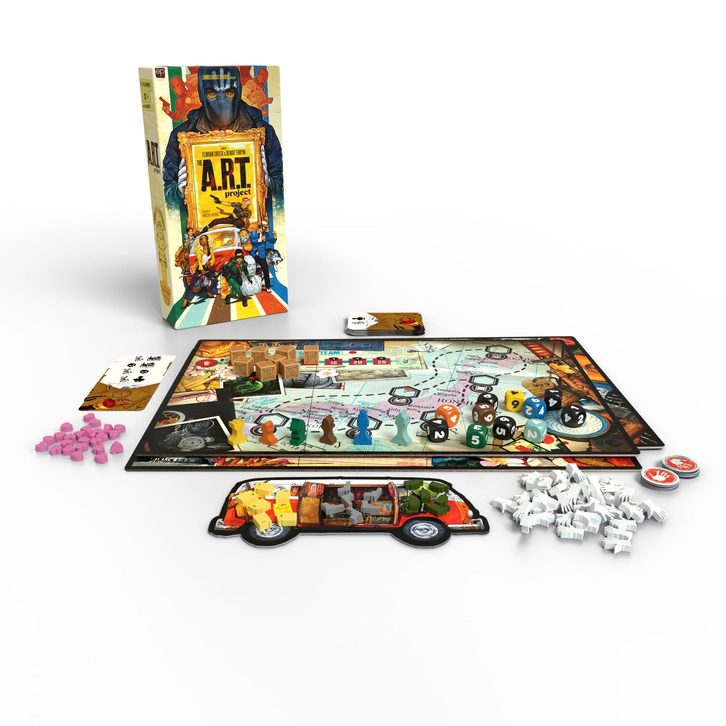 The A.R.T. Project | Cooperative Strategy Board Game | Card Drafting, Zone of Control Game | Coop and Solo Play for Adults and Teens | Ages 12+ | 1-6