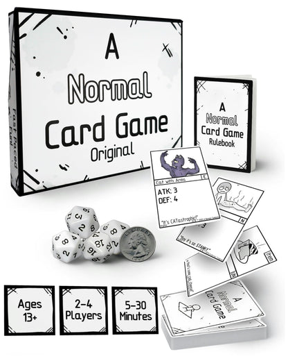 A Normal Card Game: Original Edition - Battle Royale Strategy Card Game for Ages 13+, 2-4 Players, Portable Party Game for Families and Groups