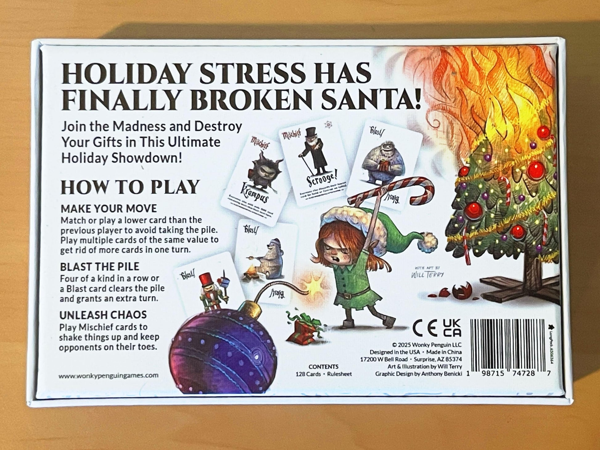 Wicked Christmas - Hilarious Christmas Card Game for Families & Friends | Ages 7+, 3-6 Players, Great Secret Santa Gift & Stocking Stuffer