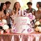 16th Birthday Rose Gold Cake Topper Set Sweet 16 Candles Cake Decorations